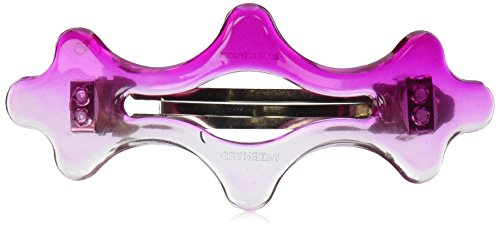 Caravan Side By Side Crystal Goes With Color In This Bi Color Open Crown Barrette