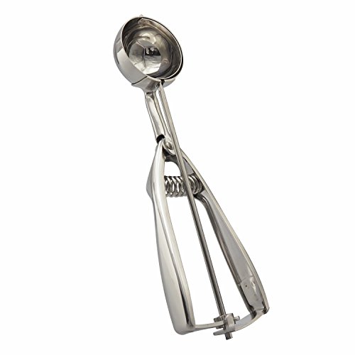 Solula 18/8 Stainless Steel Ice Cream Cupcake Muffin Scoop, 2.3 Tablespoon Cupcake Muffin Batter Dispenser, 2-YEAR Warranty - Thumbnail 2