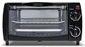 Westinghouse WTO1010B 4-Slice Toaster Oven, 10-Liter, Black
