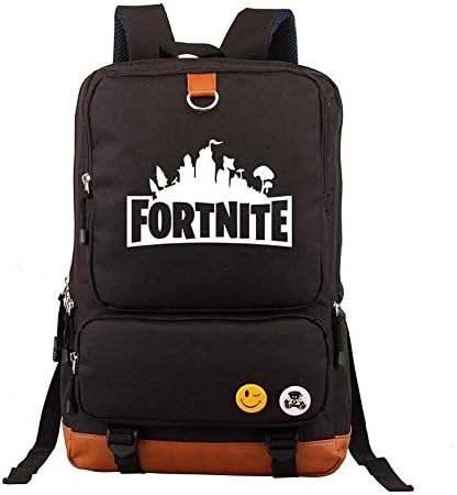 Westtreg Fortnite Backpack Bags School Bag for Boys Girls Schoolbag Men Student School Backpack Bags for Teenage Bagpack,Black