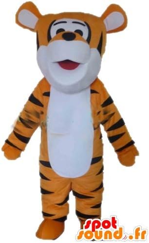 Amazon アマゾンspotsoundマスコットオレンジ虎 白と黒 ティガー コスプレ 仮装 通販