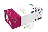Triangle Bulbs T20625-10 (10 pack) - 25G16.5/CL, 25 Watt, G16.5 Decorative Globe, 120 Volt, Clear, E12 Candelabra Base Incandescent Light Bulb, 10  Pack