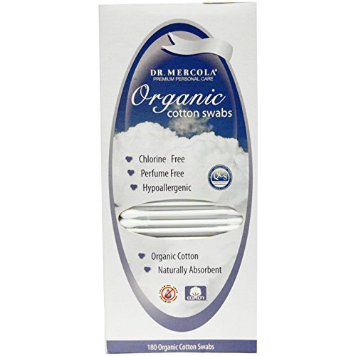 Dr. Mercola Premium Products - Organic Cotton Swabs - 180 Count - Thumbnail 2