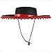 Black and Red Matador Spanish Bull Fighting Costume Hat