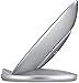 Samsung Qi Certified Fast Charge Wireless Charging Pad + Stand - Supports wireless charging on Qi compatible smartphones - Silver