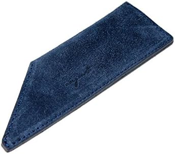 AUGUST GROOMINGSoft Suede Case for Luxury Comb (Pocket, Navy Suede)