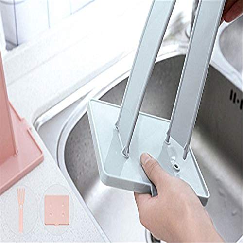 PPX Kitchen Rubber Gloves Racks Drain Towel Storage Holders Kitchen Sink Accessories Supplies Products Gear Items Stuff Kitchen Cleaning 2 Pairs(1 pair blue+1 pair pink) - Thumbnail 5