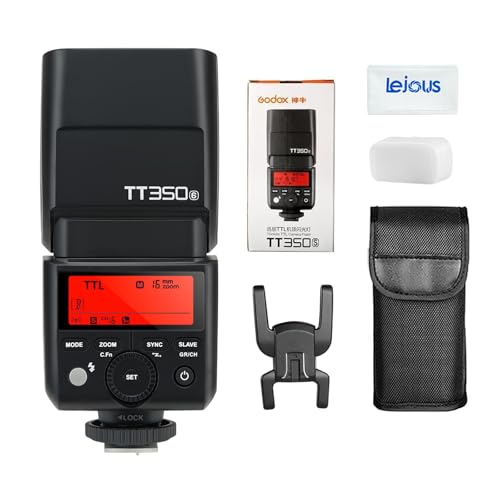 Godox TT350S TTL Flash Speedlite Blitzgerät, 2.4G HSS 1/8000s GN36 Kompatibel für Sony Spiegellose Kameras A7III A7RII A7II A7SII A6400 A6500 A6300 A6