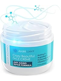 Best Face Cream for Wrinkles and Anti Aging - Daily Moisturizer with Matrixyl + Argireline + Hyaluronic Acid + Vitamin C + Vitamin E for Wrinkle Repair - Must Have Day Cream for Fine Lines