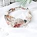 SAYGOGO Headbands for Women,Yoga Wide Hairband+Criss Cross Fabric Head Band,Boho Cute Turban Headbands for Washing Face,Bohemian Floral Style+Vintage Elastic Head Wrap,4-Pack Women’s Hair Accessories