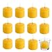 Votive Citronella Candles Yellow - 10 Hours - Set of 12 (Holders not Included) primary