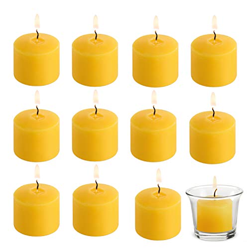 Votive Citronella Candles Yellow - 10 Hours - Set of 12 (Holders not Included)