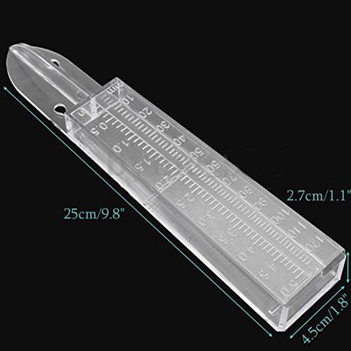 Cedmon Clear Outdoor Rain Gauge, Sprinkler Gauge (set of 2)