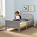 Delta Children Wood Toddler Bed, Grey