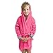 Izzy & Roo Pink Dinosaur Hooded Bathrobe for Girls (3-6 Years)