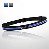 Becko Lightweight & Durable Waterproof Bag / Running Belts / Runners Belt / Race Belt - Fitness Workout Belt for Both Men and Women - Fit for iPhone, HTC, Samsung, Motorola, BlackBerry and Most Smartphones - Waist Pack Belt / Runners Belt Waist Pouch / Sport Running Waist Bag / Runner's Waist Pack Protects items during Workouts, Cycling, Hiking, Walking, Running, Sports, Leisure and All Outdoor Activities (2 pockets / Black)