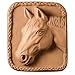 Cybrtrayd Milky Way Horse Head Soap Mold, 3.25