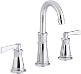 KOHLER K-11076-4-CP Archer Lavatory Faucet with 8-Inch Centers, Polished Chrome