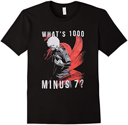 Men's What's 1000 minus 7? tshirt Large Black
