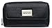 Kenneth Cole Reaction Womens Napa Zip-Around Urban Organizer Wallet (BLACK P.DOT LIN.)