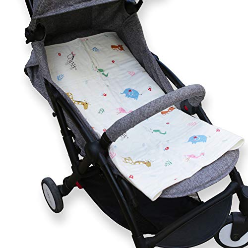 Baby Crib Mattress Pads Cover - Toddler Washable Changing Pads - Portable Changing Mat for Baby (20"X27", Animal)