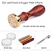 Powstro Stamp Seal Sealing Wax kit, Retro Classic Vintage Seal Wax Stamp Seal Maker Stick Gift Box Set (Hogwarts)