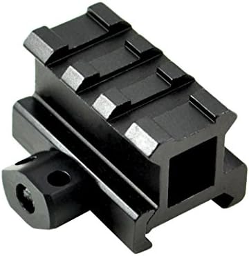 Scope Short Riser Mounts - 2/3 slots - Low, Medium, High Profile - For 20mm Picatinny Rails (MEDIUM 3 slots)