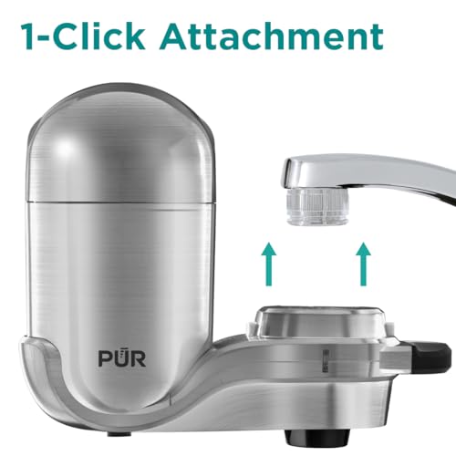 PUR PLUS Faucet Mount Water Filtration System, 3in1 Powerful, Natural