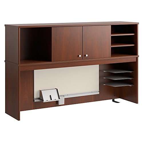 Bush Furniture Envoy 58W Hutch in Hansen Cherry