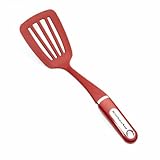 KitchenAid Nylon Slotted Turner, Red
