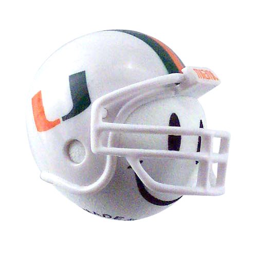 NCAA Miami Hurricanes Football Helmet Antenna Topper Ball Fun Fan Car Decoration