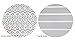 Baby Play Mat | One-Piece Reversible Foam Floor Mat | Large | Eco-Friendly | Extra Soft | Non-Toxic | Baby | Toddlers | Kids (Grey Ikat + Stripe, Round)