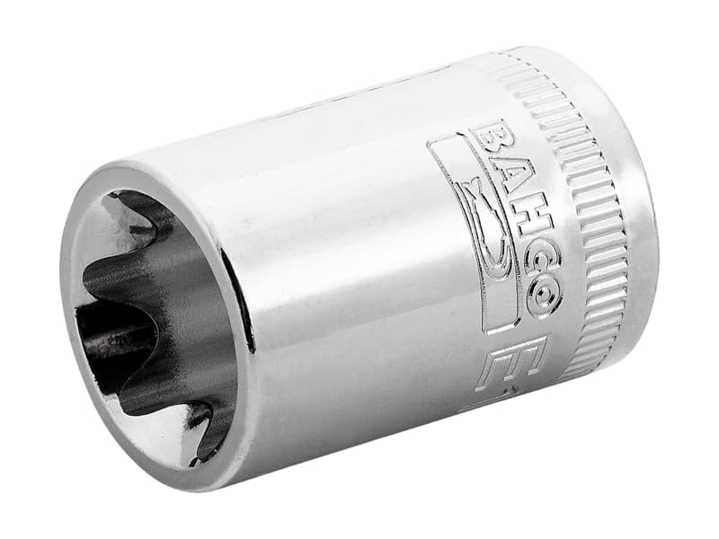 Bahco 7400TORX-E18 E18 Torx Socket, Silver, 3/8-Inch