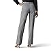 LEE Women's Flex Motion Regular Fit Trouser Pant, Black Briar Plaid, 18