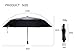 Cozyswan Travel Umbrella Automatic Folding Umbrella with Sunscreen Function, Black