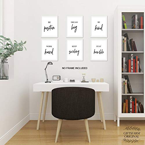Inspirational-Wall-Art-Motivational-Wall-Art-Office-Wall-Decor-Wall-Art-for-Living-room-and-Bedroom-Office-Decor-Set-of-6-8X10in-Unframed