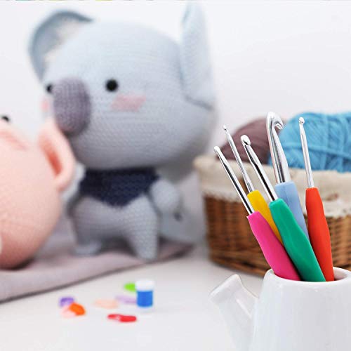 5 Pieces+Crochet+Hooks+Knitting+Needles
