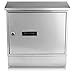 Serenelife Indoor & Outdoor Wall Mount Locking Mailbox | Secure Key & Lock Mechanism | Weather Resistant & Durable | Easy Access Metal Flap | Includes 2 Keys & Mounting Hardware | 13x14x5 IN