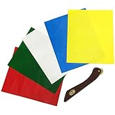 AMORNPHAN 5 Sheets 5 Colors Sewing Carbon Tracing Paper Transfer Paper 9"x11" Home Sewing Cross Stitch Paint Kit Marking Patterns Fabric Craft Made in Japan Plus Tracing Wheel Sewing Tool for Tailor