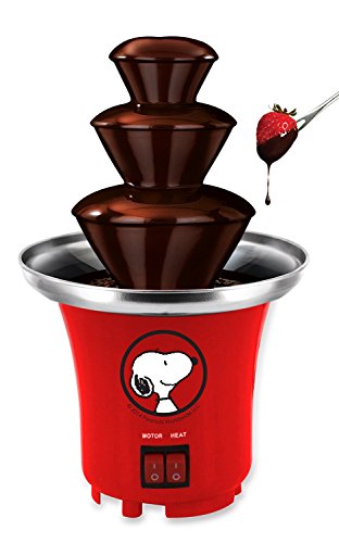 UPC 849306004684, Smart Planet SFF‐1 Peanuts Snoopy Chocolate Fountain, Red