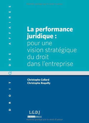 La  performance juridique
