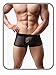 Men's Underwear Sexy Mesh Breathable Boxer Briefs Low Rise Cool Boxers Pack Set