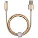 Onite 3pcs 10ft Braided USB Type C Data Sync Charger Cable for Samsung Galaxy S9, S8, Plus, LG V20, V30, G5, G6, Moto Z, Google Nexus 5X, 6P, Pixel XL, Lumia 950, 950XL, Oneplus 2 3 3T 5 (Gold-3x3m)