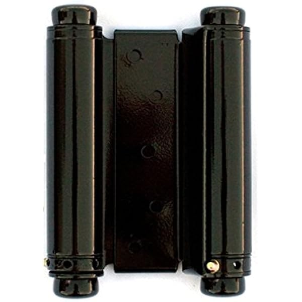 Cafe Door 5 Spring Hinge In Black Double Acting Barrel Spring Hinge With Tension Adjustment For Saloon Western Bar Pub Swinging Cafe Doors Amazon Com