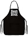 ThisWear Best Grandpa Ever Apron for Kitchen BBQ Barbecue Cooking Two Pocket Apron Black