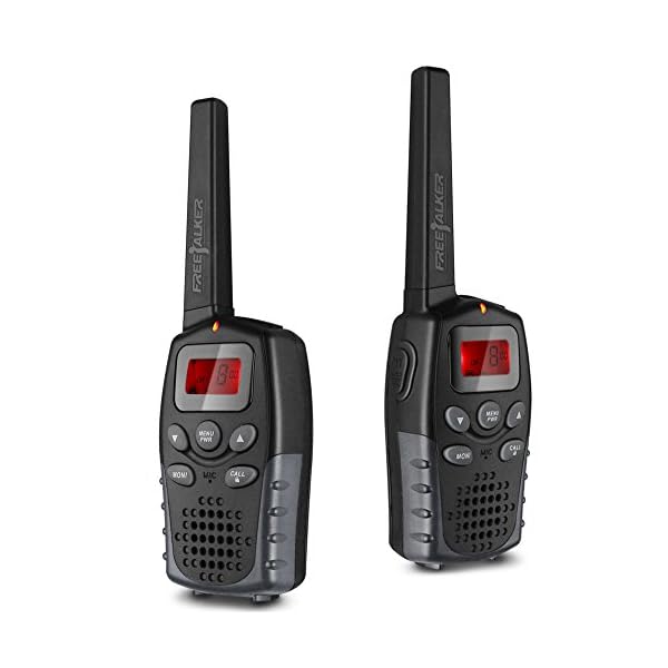 Flexzion-Handheld-Walkie-Talkie-22-Channel-GMRSPMRFRS-2-Way-Radio-Transceiver-2-Miles-Up-to-3-Miles-Range-UHF-Call-Wireless-Phone-Interphone-Toy-for-Outdoor-Camping-Hiking-Black-1-Pair