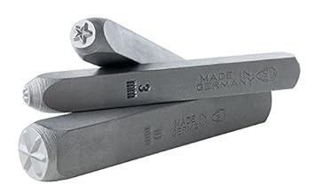 Gravurem 15308002 SCHLAGSTERNE (6-strahlig und 5-zackig) Schrifthöhe 8mm 2 Stück