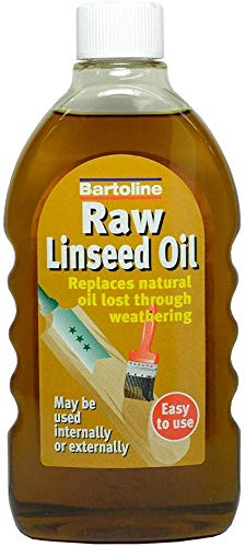 2 X 500ml Flask Raw Linseed Oil, Multi-Colour