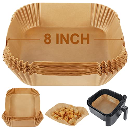 BYKITCHEN Parchment Paper, Square Liners for Baking Roasting