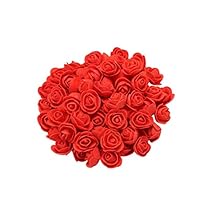 GDfun Roses Artificial Flowers, 100/200 Pcs Artificial Foam Roses Decoration DIY for Valentine